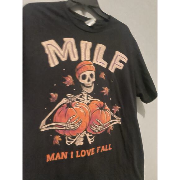 Halloween Funny shirt Men I love fall humorous gifts MILF fall Halloween costume - Picture 3 of 5